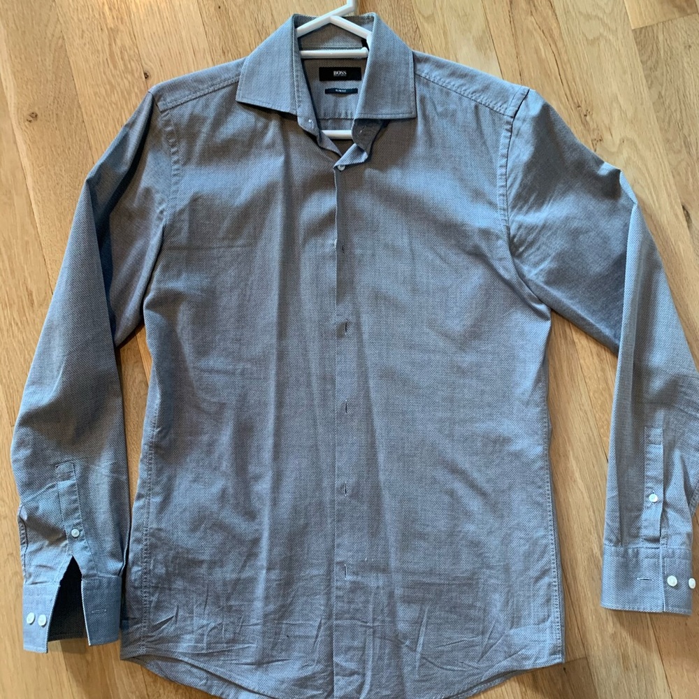 Hugo Boss Smart Casual Shirt, 39/ 15.5 (medium)